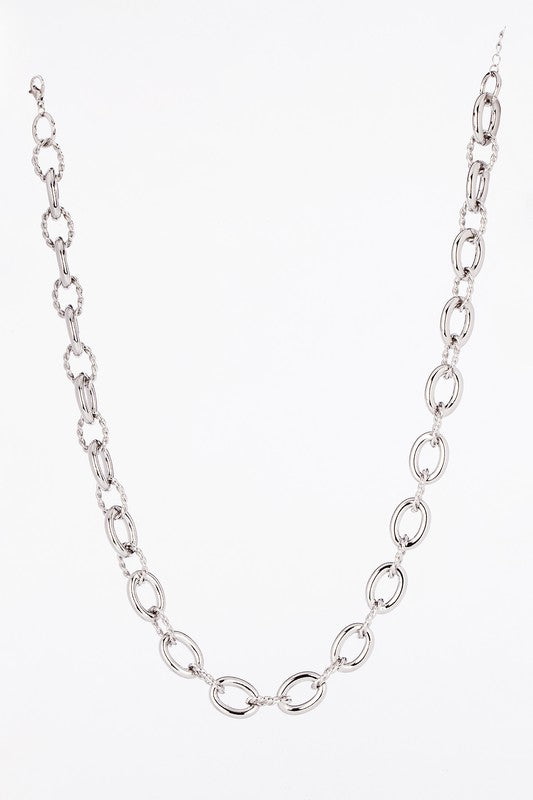 Bold Chain Silver Necklace