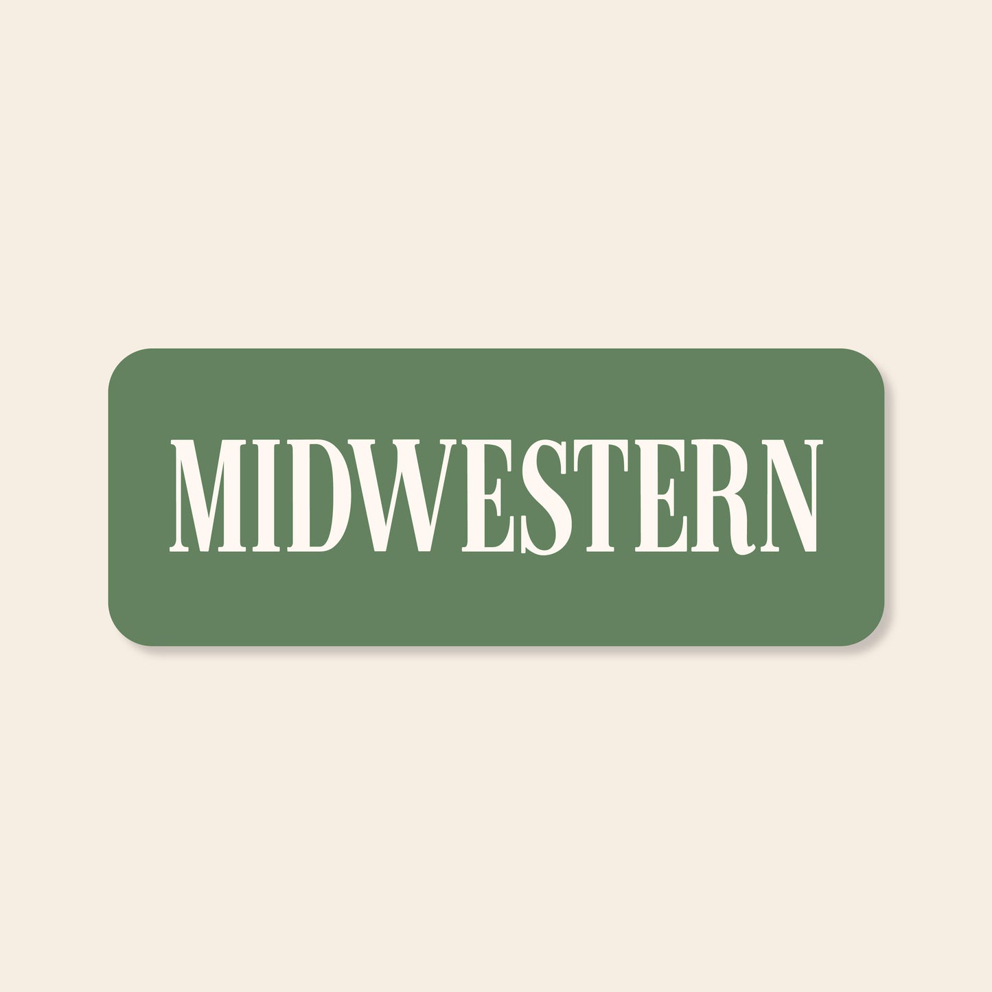 Midwestern Sticker