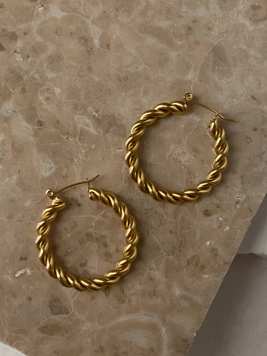 Chelsie Twisted Hoop