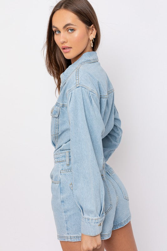 Kylie Long Sleeve Romper