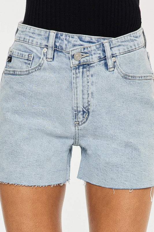 Em High Rise Crossover Shorts