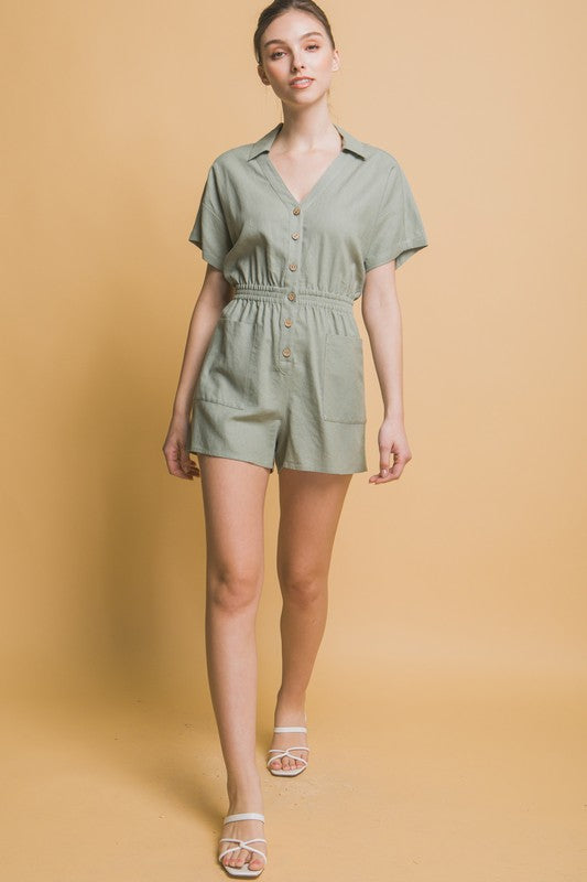 Hanson Linen Romper