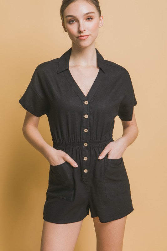 Hanson Linen Romper