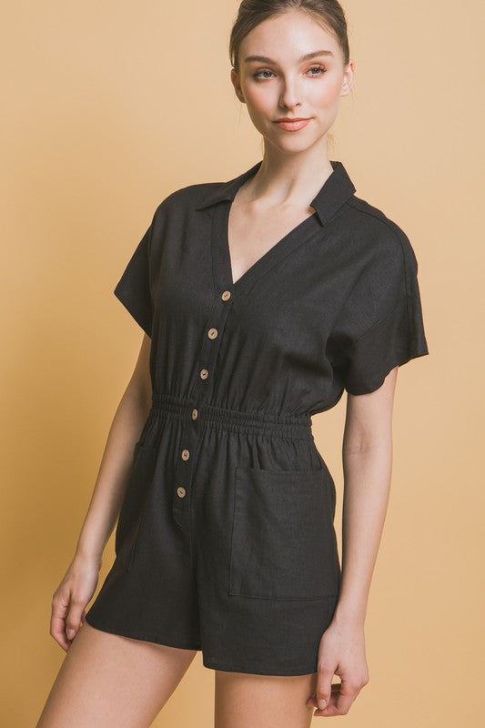 Hanson Linen Romper