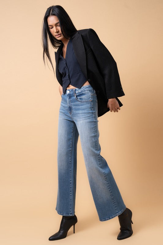 Cove High Rise Relaxed Wide Leg Jeans