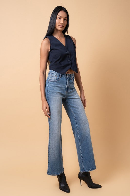 Cove High Rise Relaxed Wide Leg Jeans