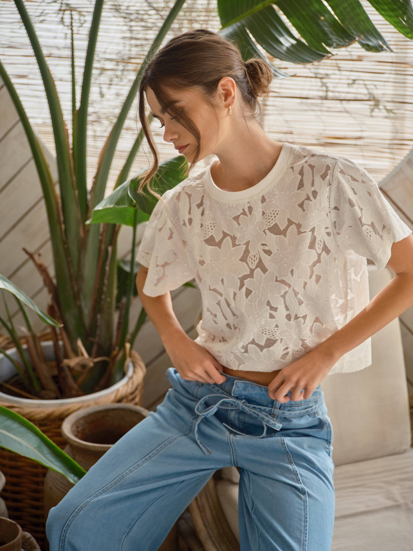 Annalie Lace Top