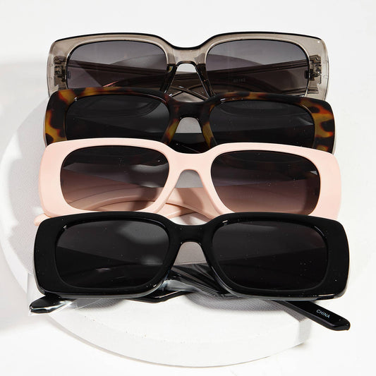 Rounded Rectangular Sunglasses