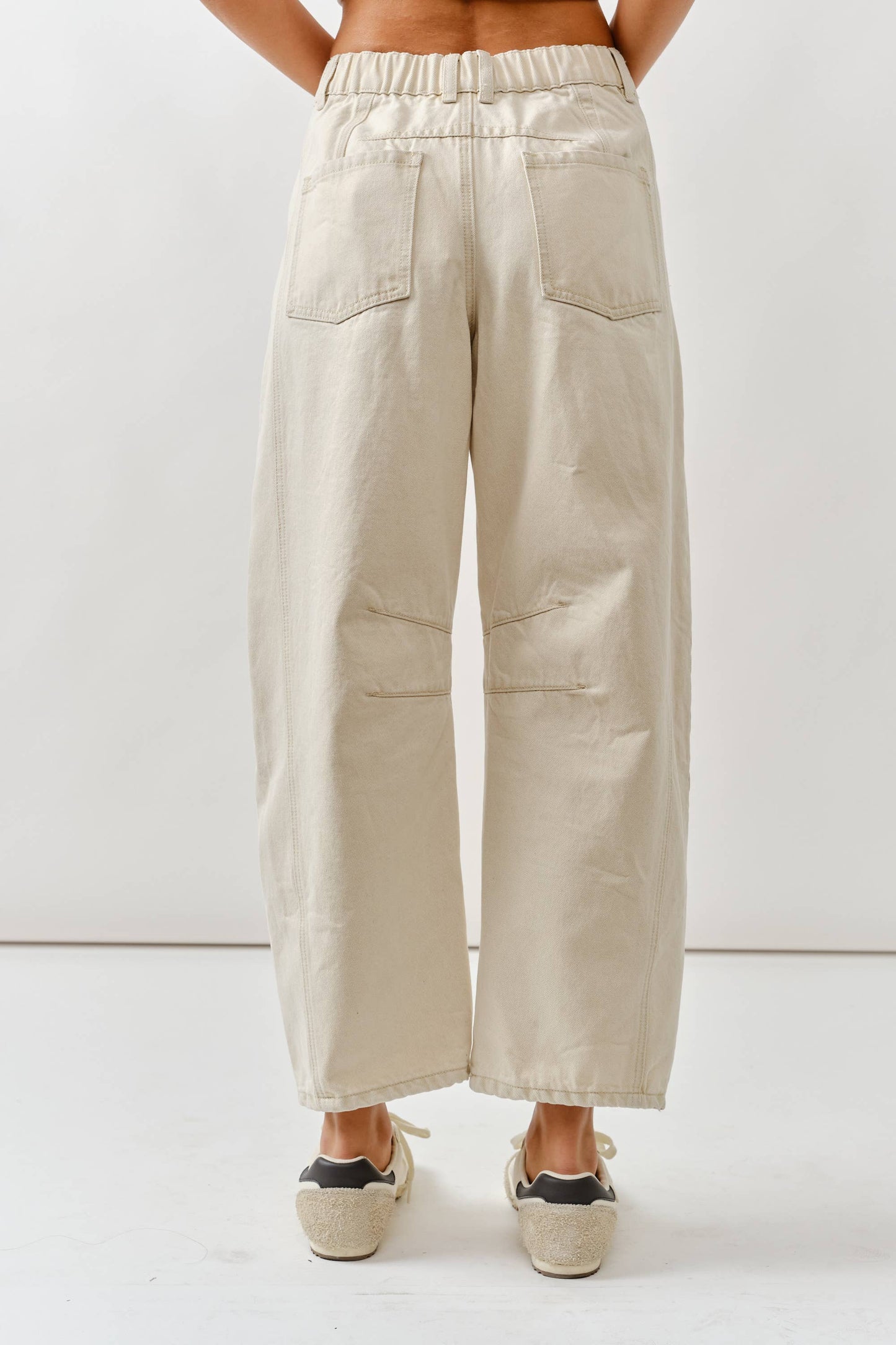 Noah Embroidered Barrel Jeans
