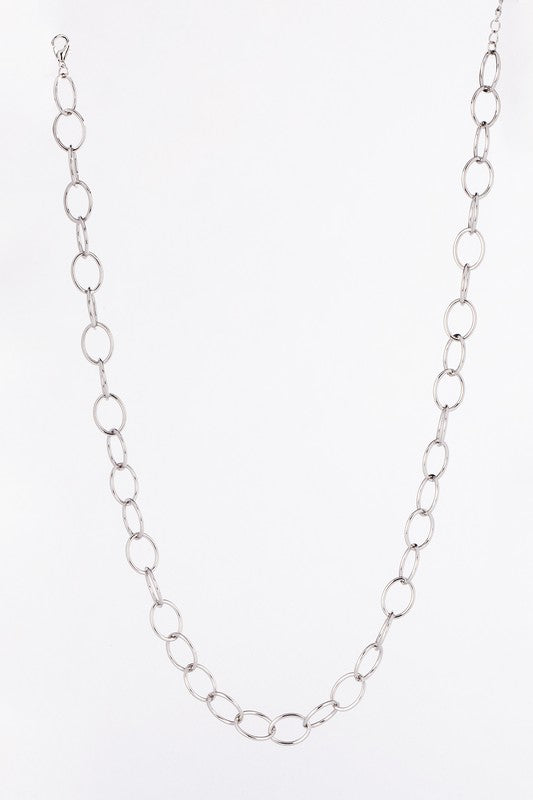 Lola Chain Silver Bracelet & Necklace Set