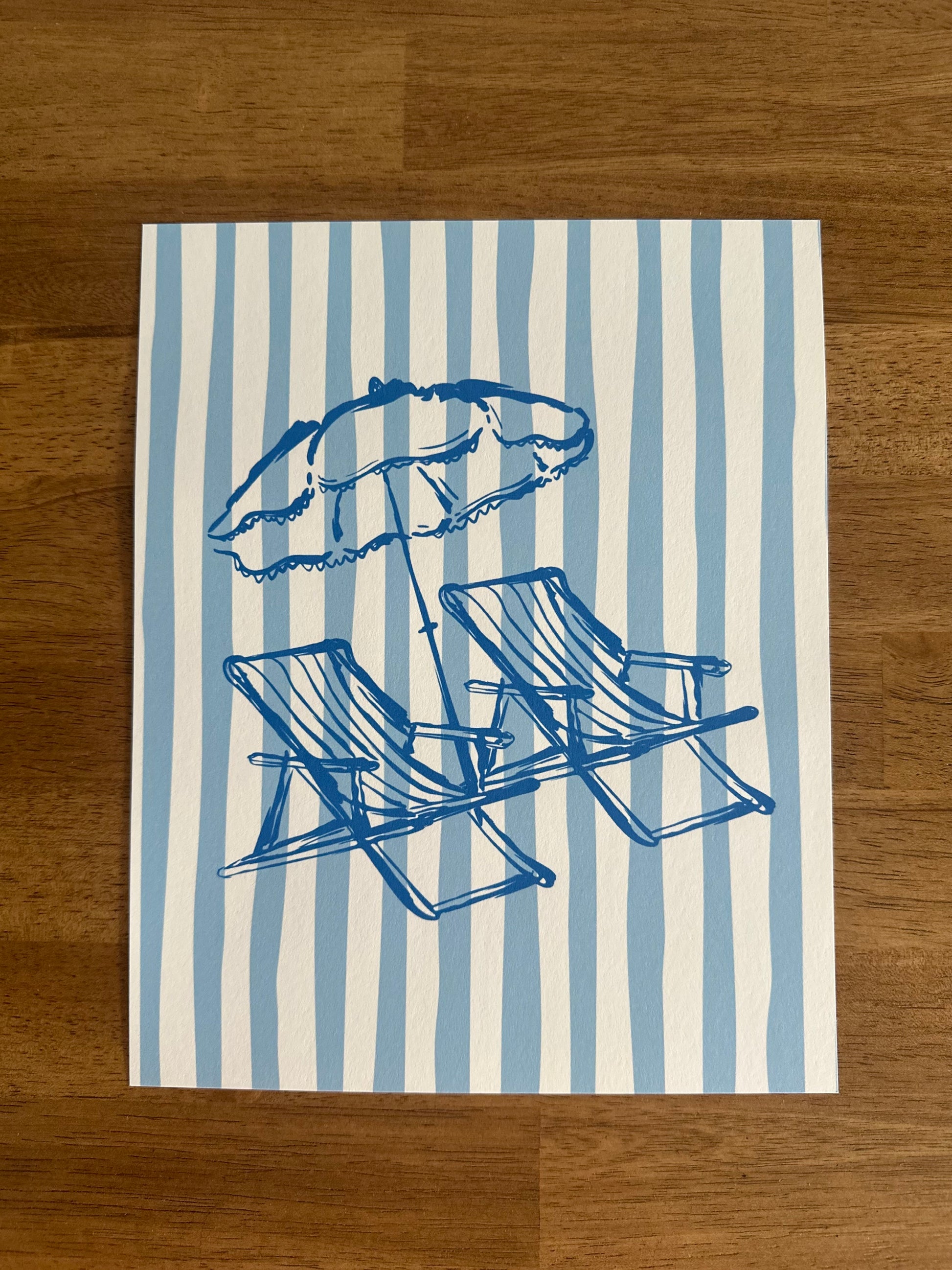 Beach Chairs with Umbrella striped print, handmade print by Andi Makes
Rochester, Indiana
Lake Manitou, Indiana
Winamac, Indiana