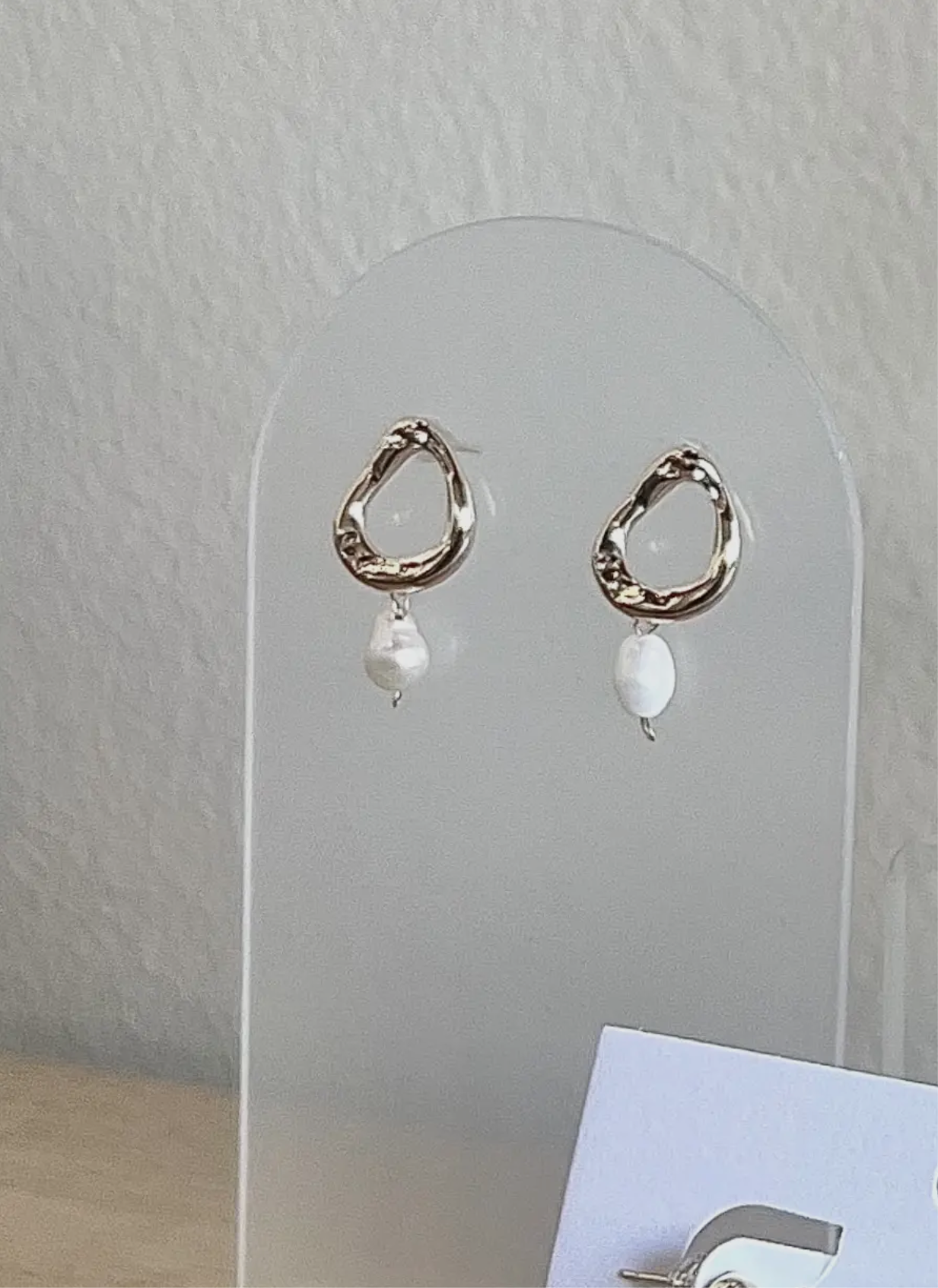 Pearl Drop Earrings Hazelry