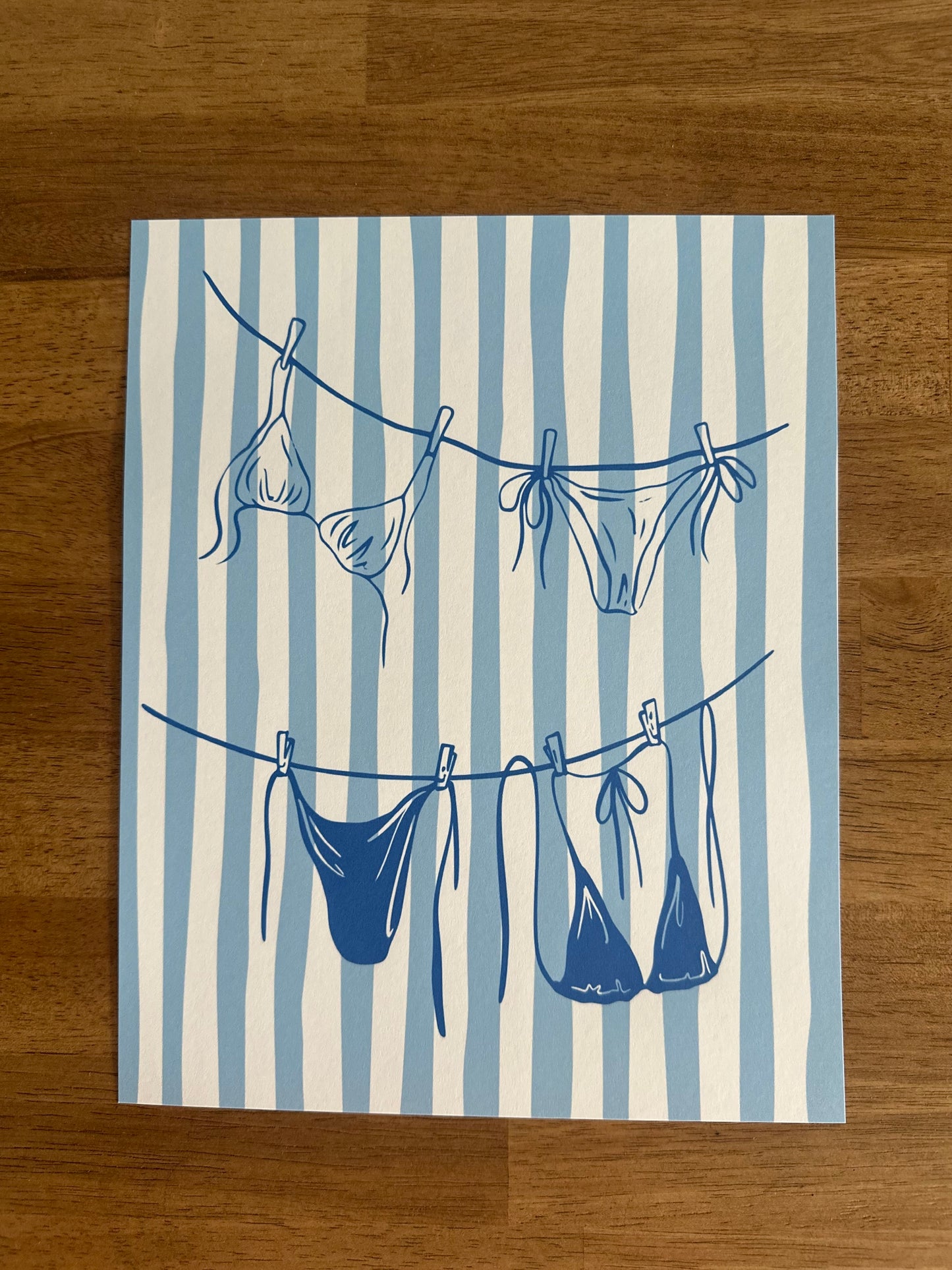 Hanging Bikini striped print, handmade print by Andi Makes
Rochester, Indiana
Lake Manitou, Indiana
Winamac, Indiana