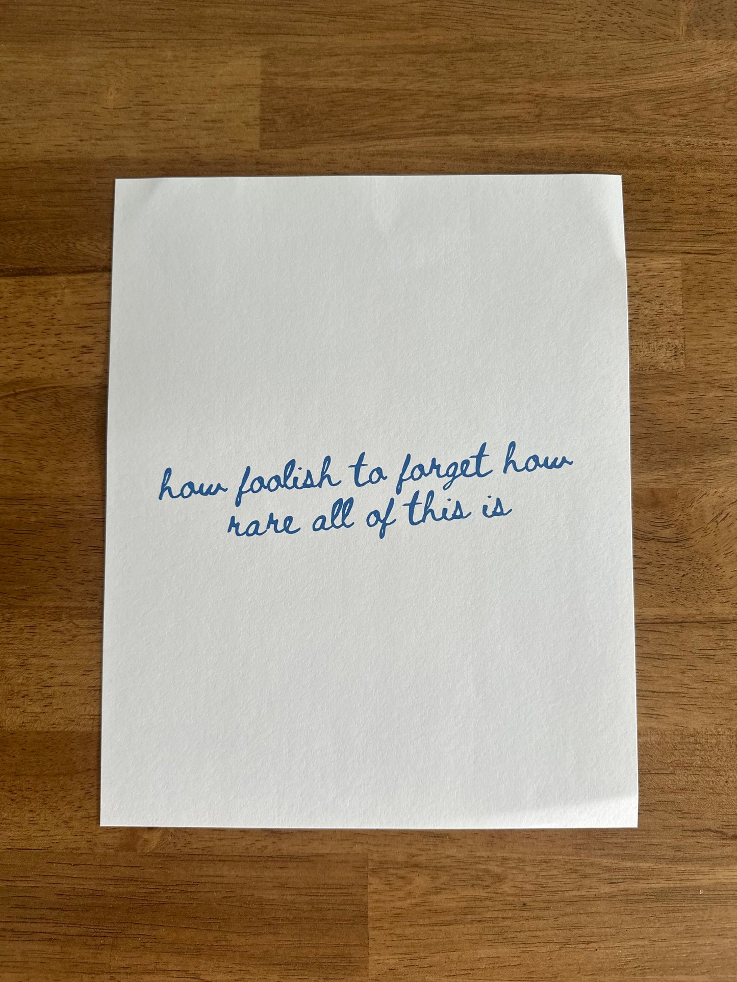 How Foolish To Forget How Rare All Of This Is print, handmade print by Andi Makes,
Rochester, Indiana
Lake Manitou, Indiana
Winamac, Indiana