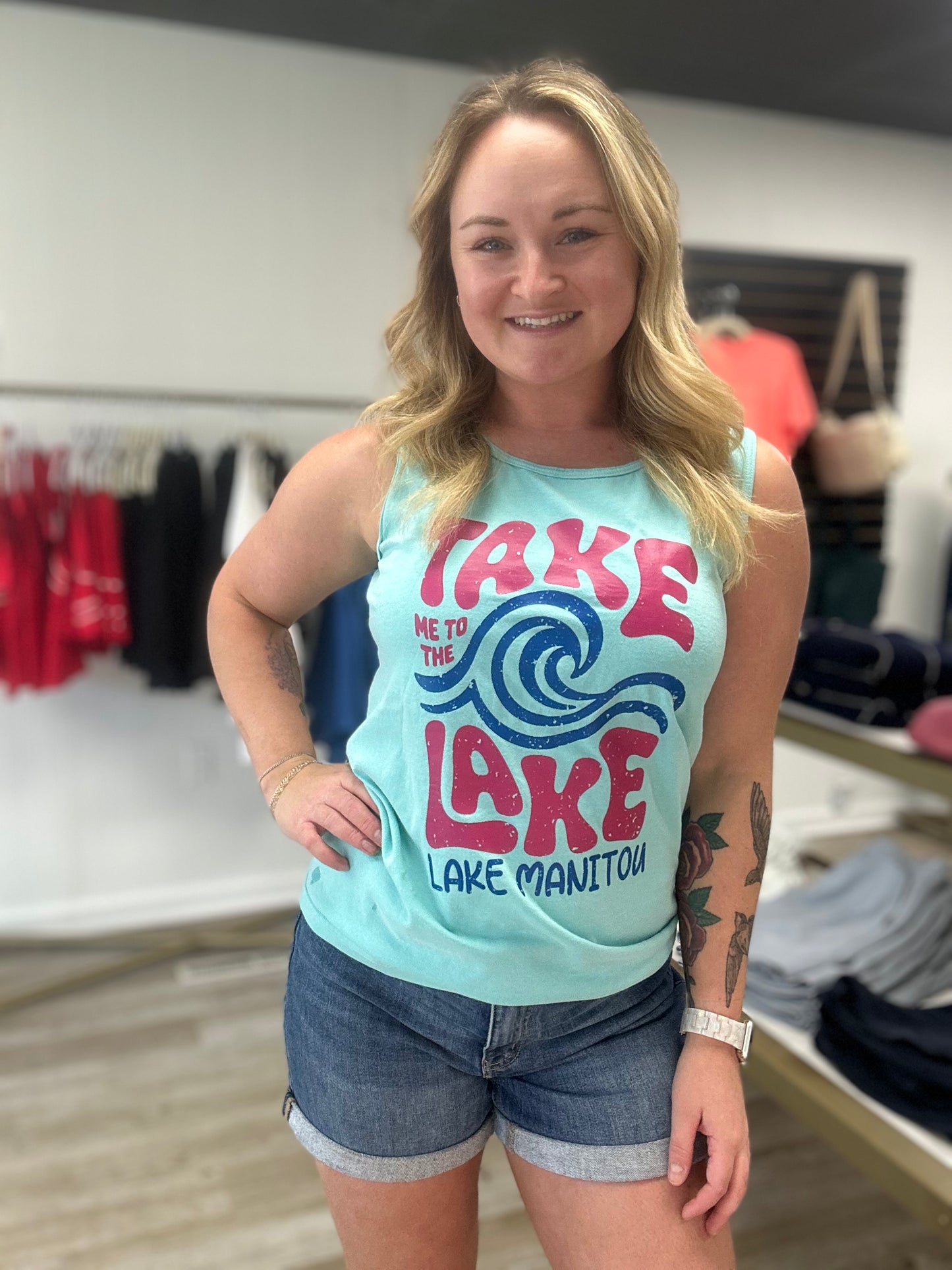 Take Me To The Lake - Lake Manitou Tank