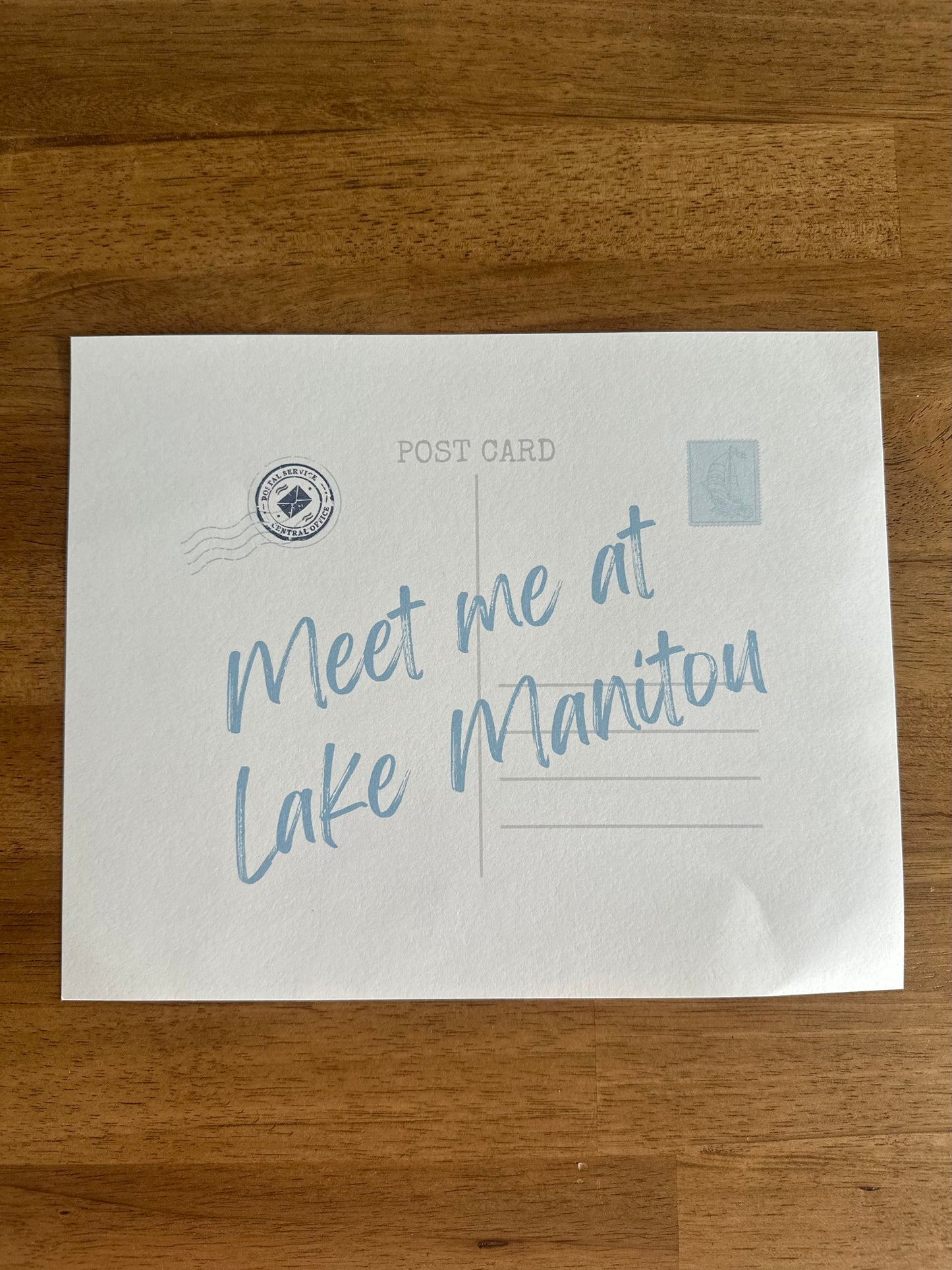 Meet Me At Lake Manitou print, handmade print by Andi Makes, Lake Manitou Rochester, Indiana
Winamac, Indiana