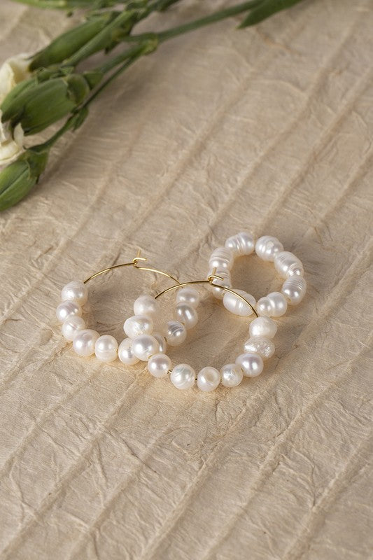 Pearl Ring & Earring Set